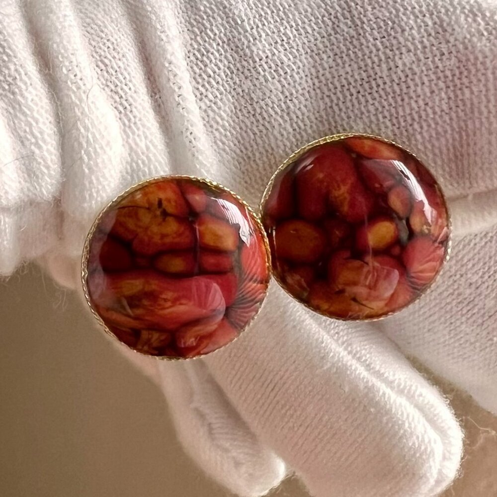 Vintage Heathegems Scottish Earrings, Celtic Jewelry, Vintage Earrings